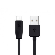 USB Кабель Hoco X1 Rapid MicroUSB Black 1m