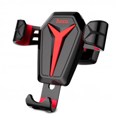 Автотримач для телефону Hoco CA22 Black/Red (Кріплення вентиляційна решітка)