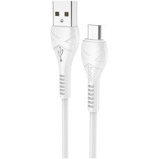 USB Кабель Hoco X37 Cool Power MicroUSB White 1m