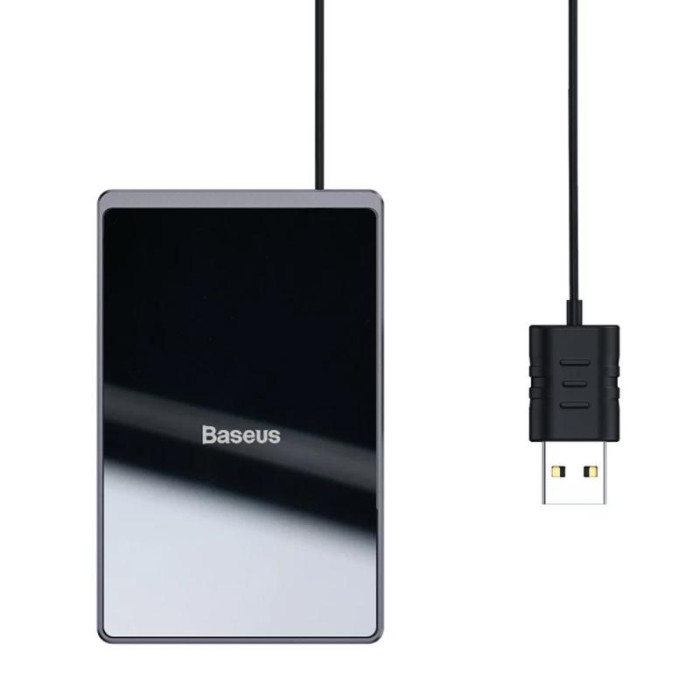 Безпровідний зарядний пристрій Baseus Card Ultra Thin Wireless Charger (WX01B-01) Black