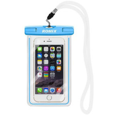 Чохол Romix RH11 Fluorescent Waterproof Bag with Touch Control max 5.5' Blue