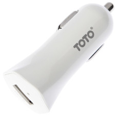 Автомобільний зарядний пристрій TOTO TZG-03 Car charger 1USB 2,4A White