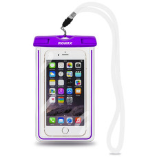 Чохол Romix RH11 Fluorescent Waterproof Bag with Touch Control max 5.5' Purple
