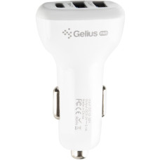 Автомобільний зарядний пристрій Gelius Hubl GP-CC02 3.1A White