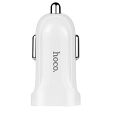 Автомобильное зарядное устройство Hoco Z2 1USB + кабель iPhone (1.5A) White