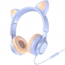 Навушники Hoco W36 Cat ear Dream Blue