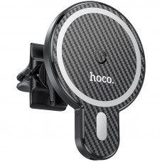 Автотримач з бездротовою зарядкою Hoco CA85 (MagSafe) Black