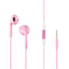 Навушники HF Copy iPhone 5 з регулятором гучності Pink