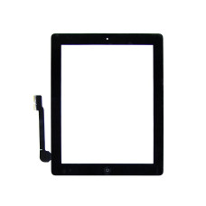 Сенсор (тачскрин) для Apple iPad 3 черный с кнопкой Home