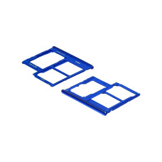 Слот SIM-карты (лоток) для Samsung A315/ A405/ A415 Galaxy A31/ A41 (2020)/ A40 (2019) Prism Crush Blue синий