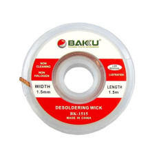 Очищувач припою Baku BK-1515 (червона етикетка, 1.5mm x 0.75m)