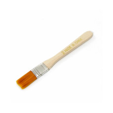 Кисточка антистатическая Aida №2 (деревянная ручка 11 см, щетина 1.5 х 2.5 см)