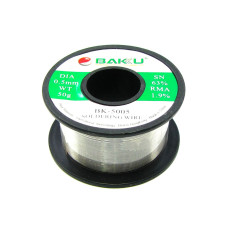 Припой Baku BK-5005 (0,5 мм, Sn 63%, Pb 35,1%, rma 1,9%)