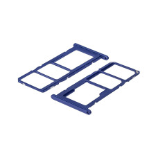 Слот SIM-карты (лоток) для Samsung A025 Galaxy A02S (2021) синий