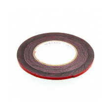 Скотч двосторонній ширина 5мм, товщина 1мм (червоний) на поліуретановій основі.