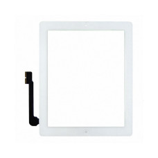 Сенсор (тачскрін) для Apple iPad 3 білий з кнопкою Home