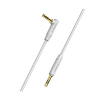 AUX кабель Borofone BL4 Jack 3.5 to Jack 3.5 1m сірий