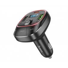 Автомобільний зарядний пристрій Hoco E76 2 USB/Type-C/QC PD 45W з FM-модулятором (USB/Bluetooth) чорний