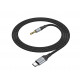 AUX кабель Hoco UPA26 Type-C to Jack 3.5 1m чорний