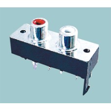 Гніздо RCA "мама" дворівневе, кутове 90 ° AV2-8.4-38 cc-130
