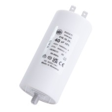 40uF 425VAC ±5% 45x92mm болт, з клемами 6.3 mm 4.16.10.29.64 Ducati конденсатор пусковий