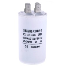 12uF 450V Ø40x70mm -25÷70°C ±5% 3000h CBB60A-12/450