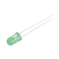 Світлодіод зелений, 5 mm, GNL-5013PGD G-Nor