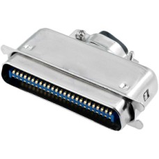 CENTR-250 тип: Centronics; вилка, "тато", прямий, 50 контактів, на провід, під пайку
