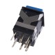 Кнопка PSW-10L Blue без фиксации с подсветкой