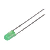 Світлодіод 3mm зелений 565nm (LG2040)