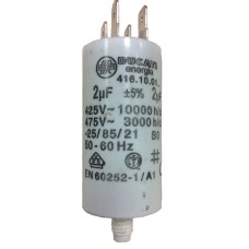 2uF; 425VAC; Ø28x55mm; -25÷70°C; ±5% 4.16.10.01.64-DUCATI