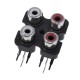 Колодка 4-RCA на плату KLS1-RCA-410