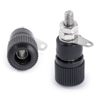 Гнездо банан черный 4 мм (GT1-1569 Black) Global Tone