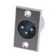 Гніздо XLR 3P, на панель (GT1-4823) Global Tone
