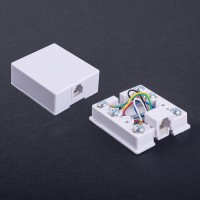 Розетка телефонная 6P6C, накладная (GT1-7004-6p6c) Global Tone