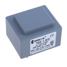 Трансформатор залитий 1,5VA, 18 V, TEZ1.5/D230/18V BREVE TUFVASSONS