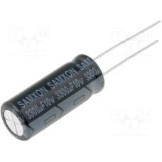 3300uF 10V KM 10x25mm KM 3300U/10V електролітичний конденсатор