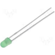 Світлодіод зелений, 3 mm, L934GD-12V Kingbright