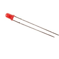 Світлодіод червоний, 3 mm, L-934ID-5V Kingbright