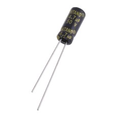 4,7uF 50V EXR 5x11mm low imp. EXR4R7M50B-Hitano електролітичний конденсатор низькоімпедансний