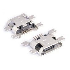 Micro USB тип B гніздо, SMD-монтаж MCR-B-S-RA-TSMT-EH1-T/R