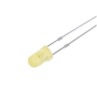 Светодиод желтый, 3 mm, матовый 3Y2UD,