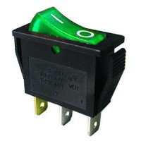 IRS-101-1C3 Green (Перемикач, rocker) SWI