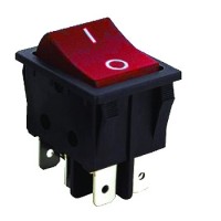 IRS-202-6C3R (Перемикач клавішний, rocker) SWI