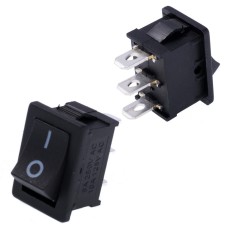 MRS-102A-C3 black перемикач, rocker