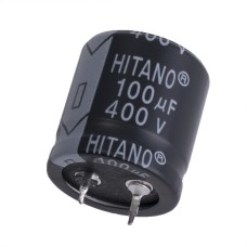 100uF 400V EHU 25x25mm EHU101M2GBB-Hitano