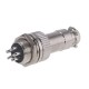 DS1110-01-5B6-CONNFLY (комплект роз'ємів, мама на панель-тато штекер 5 контактів)