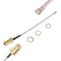 Перехідник UFL-RPSMA (SMA зворотна полярність) (RFCA06-50Ω-RG178-100MM) KLS