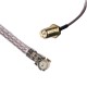 Перехідник UFL-RPSMA (SMA зворотна полярність) (RFCA06-50Ω-RG178-100MM) KLS