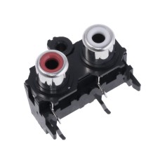 RCA колодка на 2 виходи RCA-202-N-RE-WH